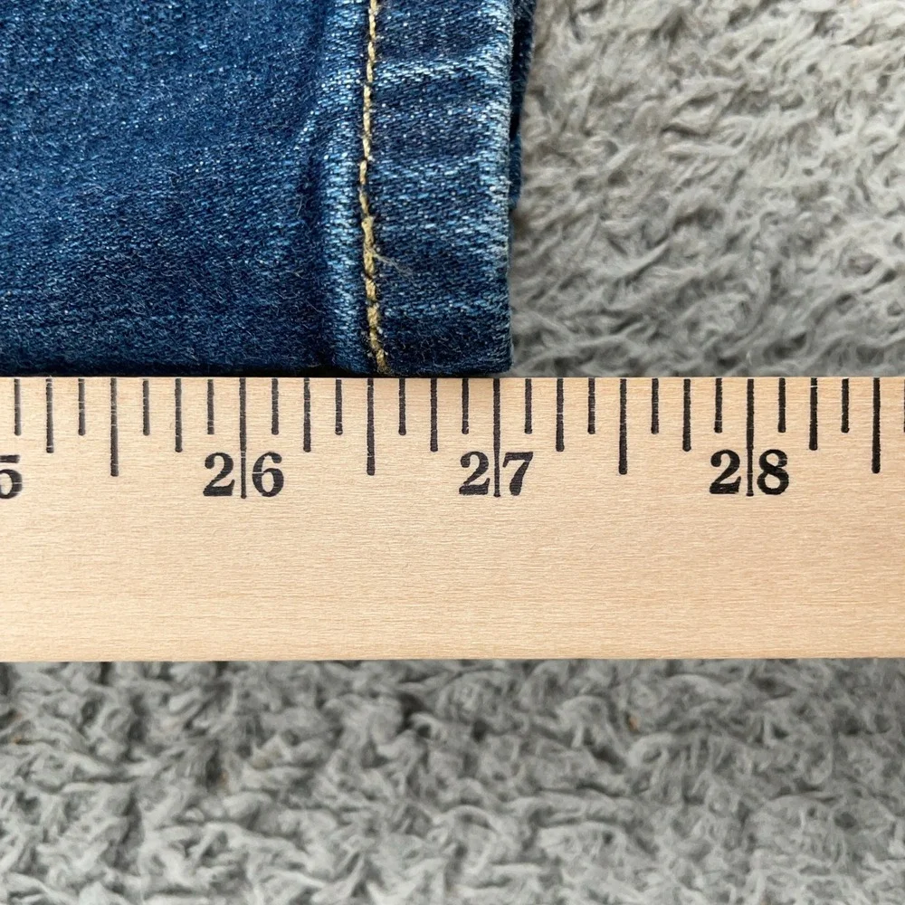 Levis 515 Bootcut Jeans Womens 12 Fits 31x27 Blue Stretch Denim Mid Rise Western